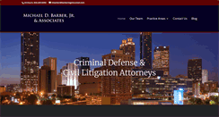 Desktop Screenshot of barberlegalcounsel.com